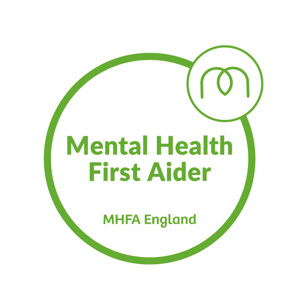 Mental Health First Aider badge.